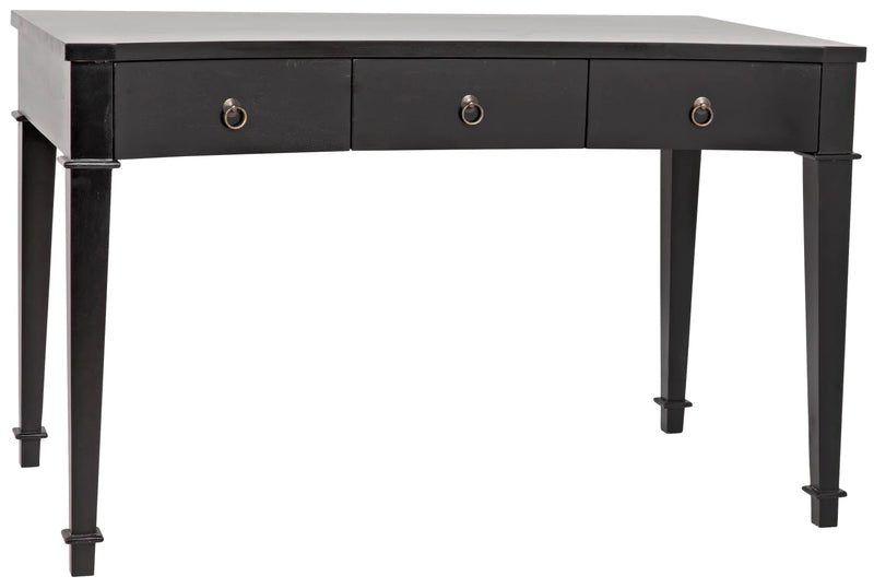 media image for curba desk in hand rubbed black design by noir 1 236