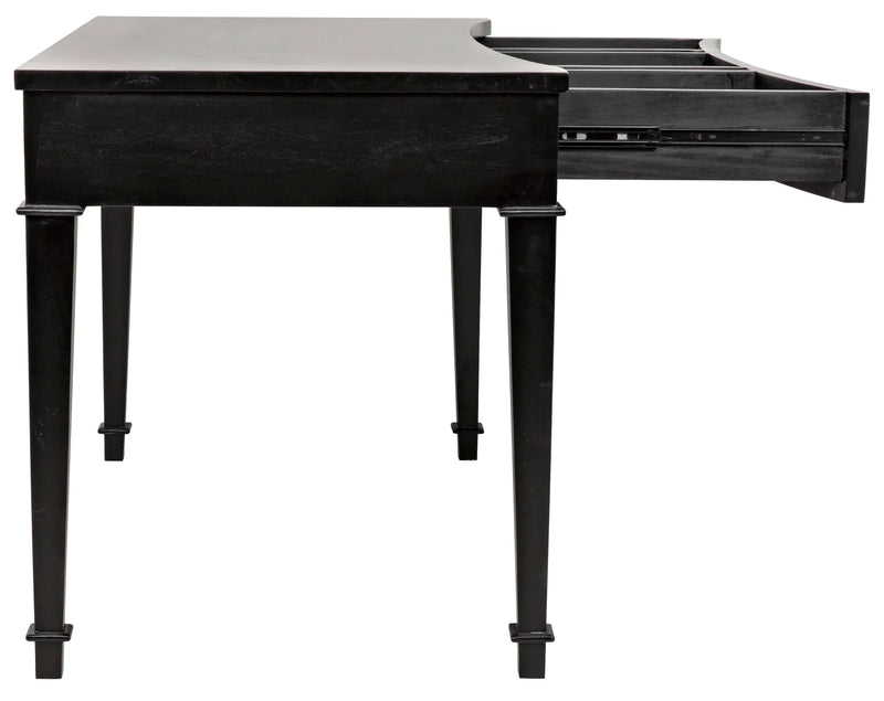 media image for curba desk in hand rubbed black design by noir 2 26