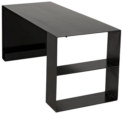 product image for black metal desk design by noir 9 12