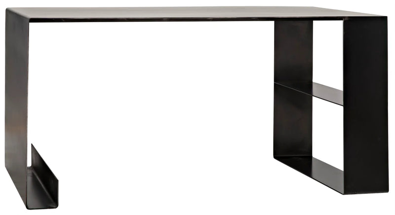 media image for black metal desk design by noir 2 255