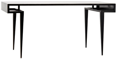 product image of stiletto desk in black metal design by noir 1 572