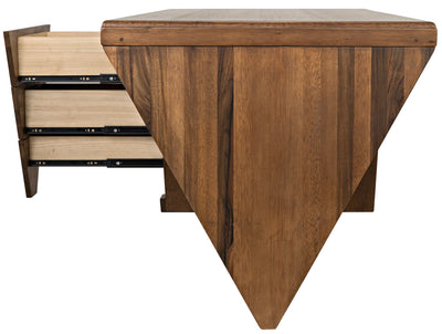 product image for tetramo desk in dark walnut design by noir 7 92
