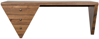 product image for tetramo desk in dark walnut design by noir 1 3