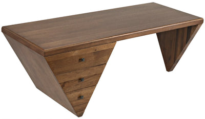 product image for tetramo desk in dark walnut design by noir 2 79