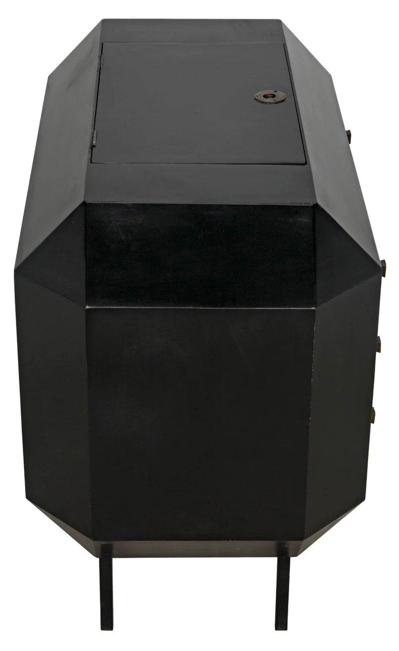 media image for rhiana dresser in hand rubbed black design by noir 7 214