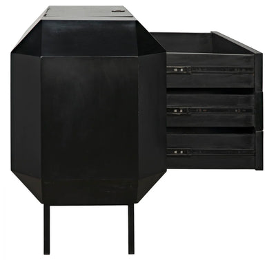 product image for rhiana dresser in hand rubbed black design by noir 8 93