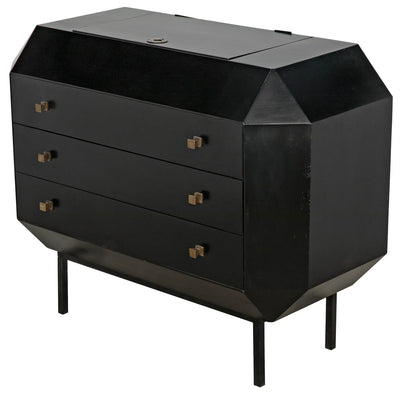 product image for rhiana dresser in hand rubbed black design by noir 6 62