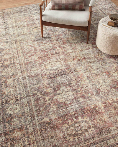 product image for georgie bordeaux antique rug by amber lewis x loloi georger 06bdana0e0 7 18
