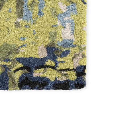 product image for Matcha Abstract Rug in Sky Gray & Green Banana design by Jaipur Living 93