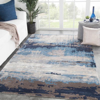 product image for benna abstract rug in desert taupe orion blue design by jaipur 5 2