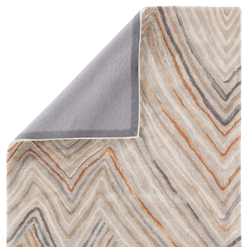 media image for Sadie Chevron Rug in Feather Gray & Tannin design by Jaipur Living 247