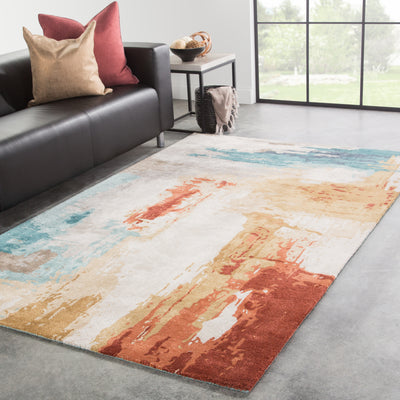 product image for swisher abstract rug in feather gray mango design by jaipur 5 18