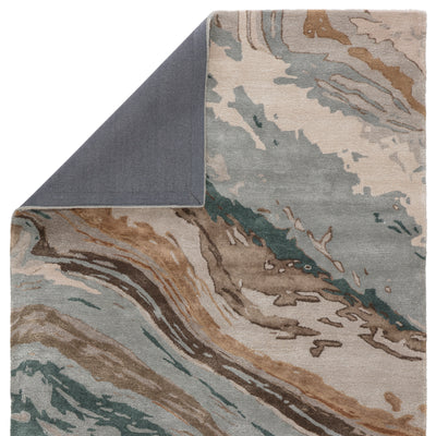 product image for Conley Handmade Abstract Teal/ Light Gray Rug by Jaipur Living 26
