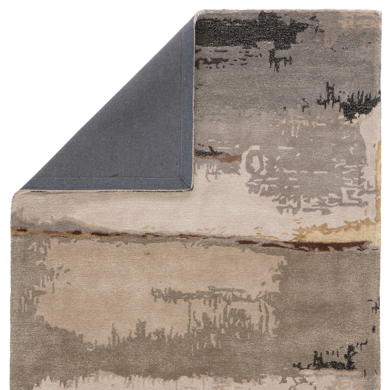 media image for Juna Handmade Abstract Black/ Taupe Rug by Jaipur Living 293