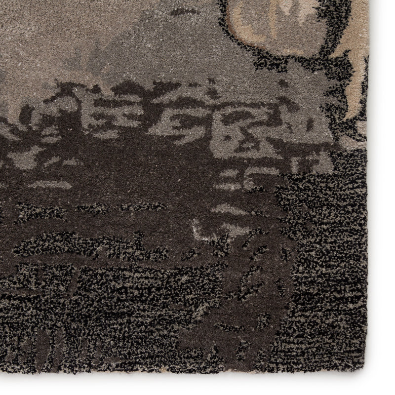 media image for Juna Handmade Abstract Black/ Taupe Rug by Jaipur Living 263