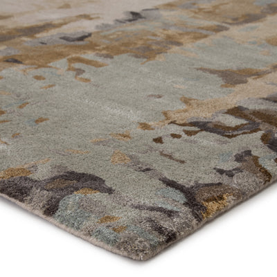product image for Matcha Handmade Abstract Gray/ Gold Rug by Jaipur Living 43