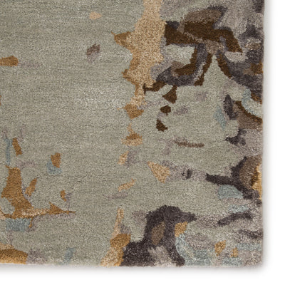 product image for Matcha Handmade Abstract Gray/ Gold Rug by Jaipur Living 73