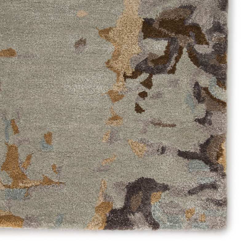 media image for Matcha Handmade Abstract Gray/ Gold Rug by Jaipur Living 249