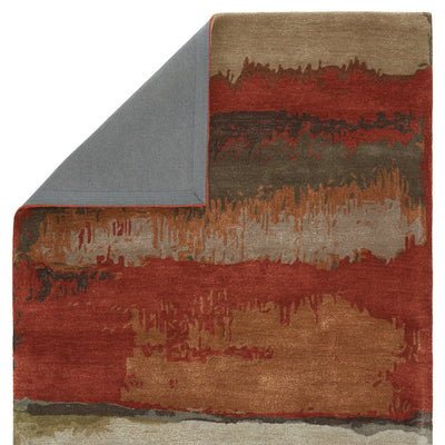 product image for Genesis Juna Hand Tufted Red & Brown Rug 3 49