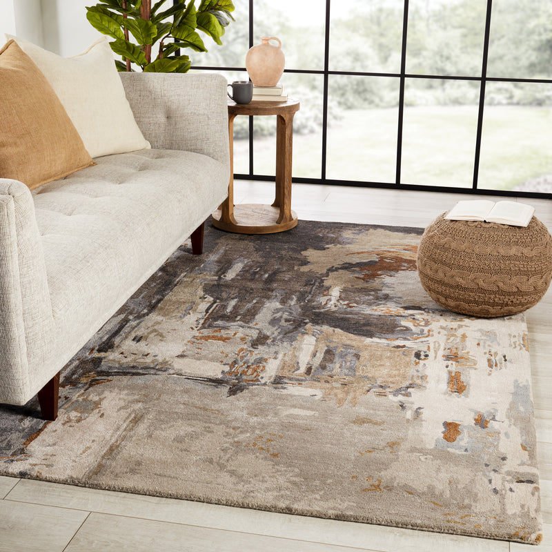 media image for Genesis Luella Hand Tufted Brown & Gray Rug 5 222