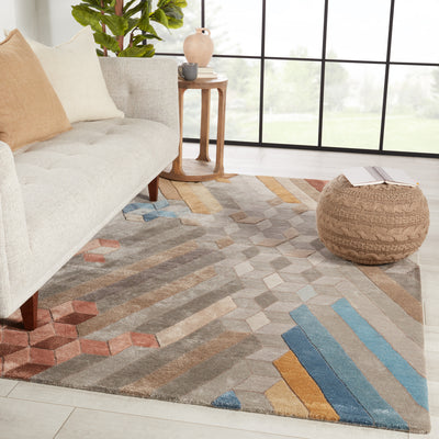 product image for Genesis Cairns Hand Tufted Multicolor & Gray Rug 5 10