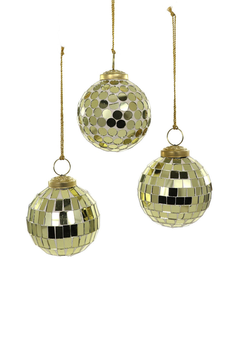 media image for Mirrorball Bauble - Set of 3 222