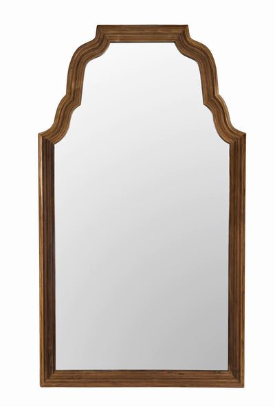 product image for teak floor mirror in reclaimed teak design by noir 1 80
