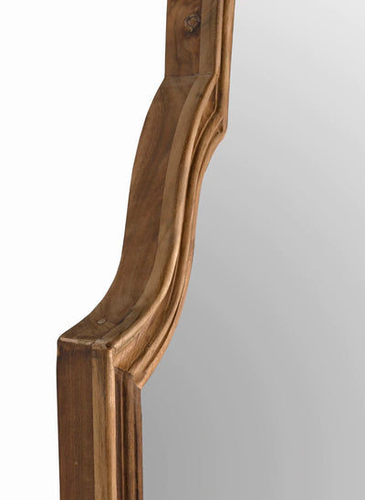 product image for teak floor mirror in reclaimed teak design by noir 4 58