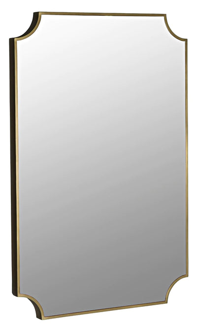 product image of convexed mirror in metal antique brass design by noir 1 540