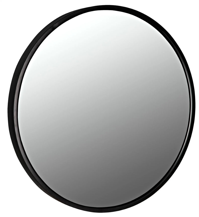 media image for rani mirror in black metal design by noir 1 256