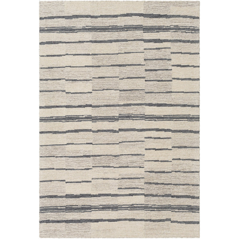 media image for Granada GND-2328 Hand Tufted Rug in Beige & Charcoal by Surya 225