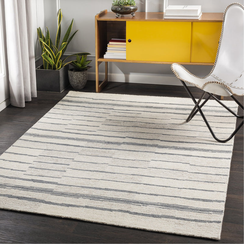 media image for Granada GND-2328 Hand Tufted Rug in Beige & Charcoal by Surya 277