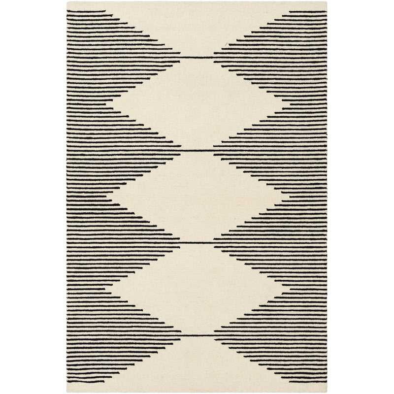 media image for Granada GND-2331 Hand Tufted Rug in Beige & Black by Surya 232