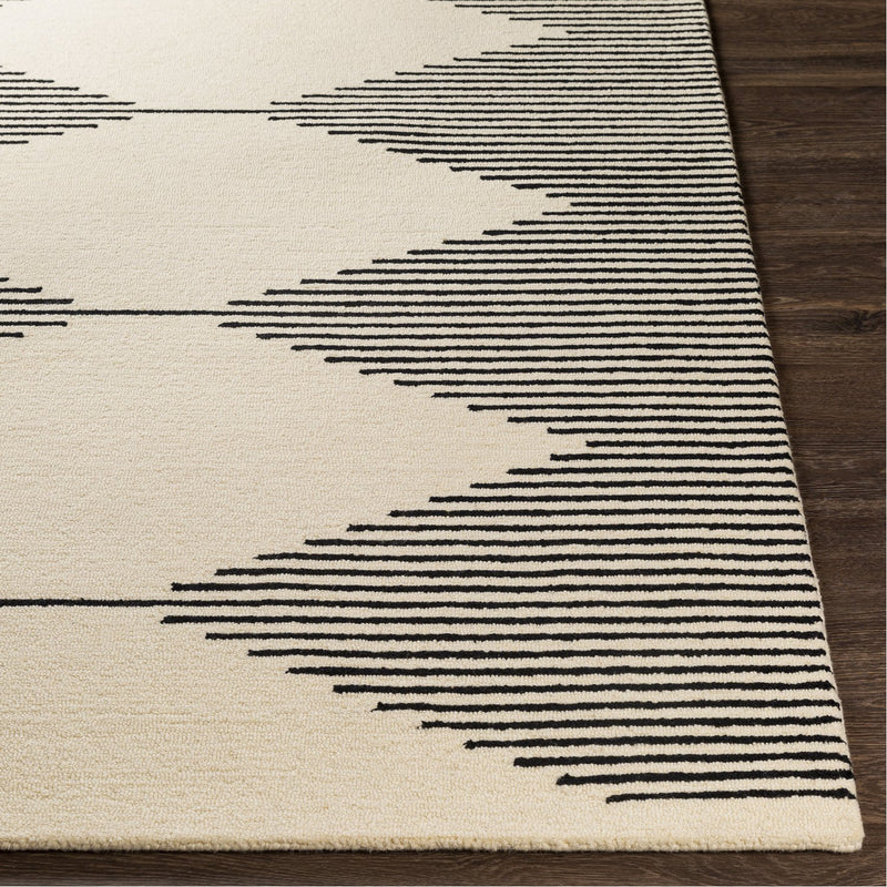media image for Granada GND-2331 Hand Tufted Rug in Beige & Black by Surya 237