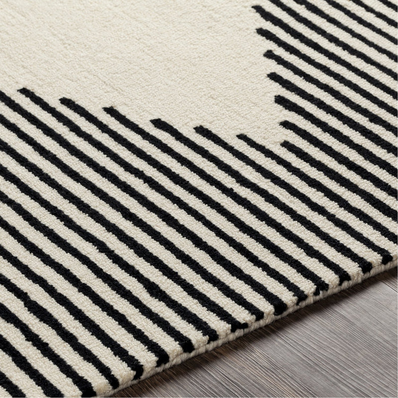 media image for Granada GND-2331 Hand Tufted Rug in Beige & Black by Surya 263