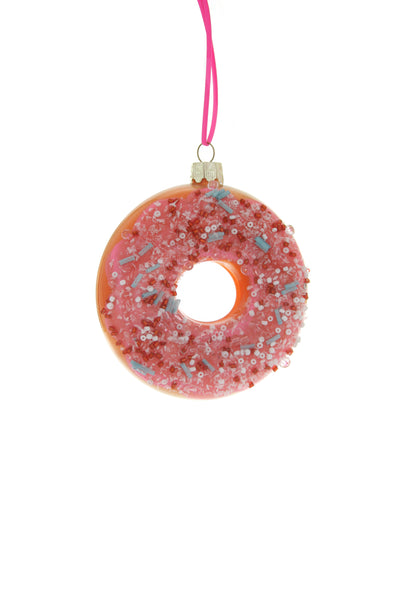product image of large frosted donut with sprinkles holiday ornament 1 598