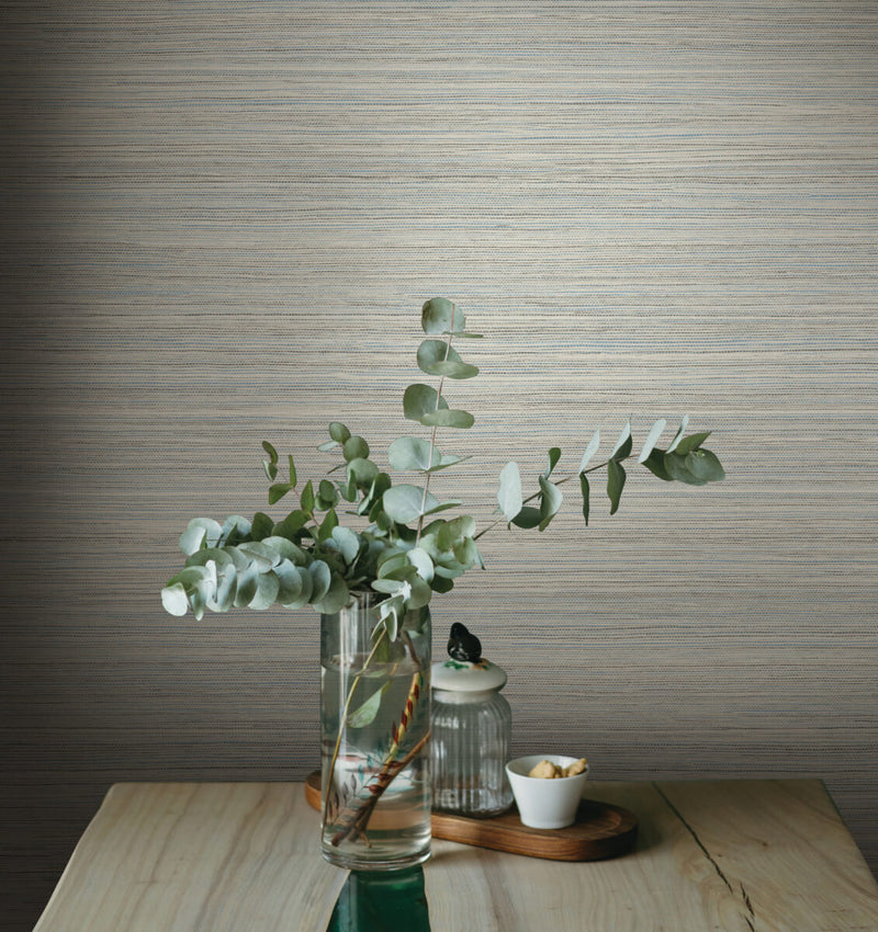 media image for Fountain Grass Smoky Blue Wallpaper from the Greenhouse Collection by York Wallcoverings 226