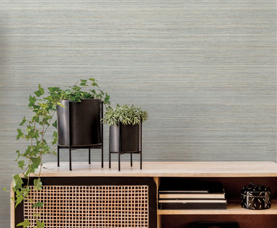 product image for Fountain Grass Smoky Blue Wallpaper from the Greenhouse Collection by York Wallcoverings 39