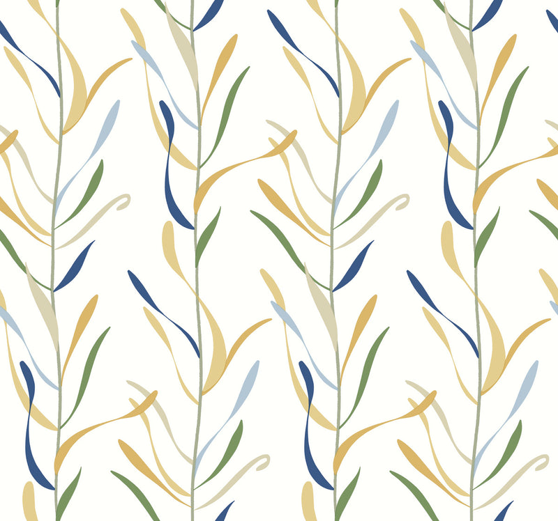media image for Chloe Vine Ochre Wallpaper from the Greenhouse Collection by York Wallcoverings 266