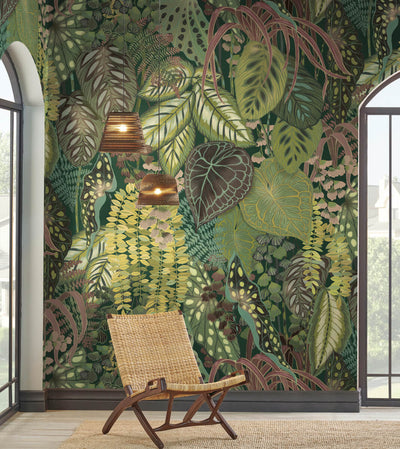 product image for Greenery Jade Wall Mural from the Greenhouse Collection by York Wallcoverings 89