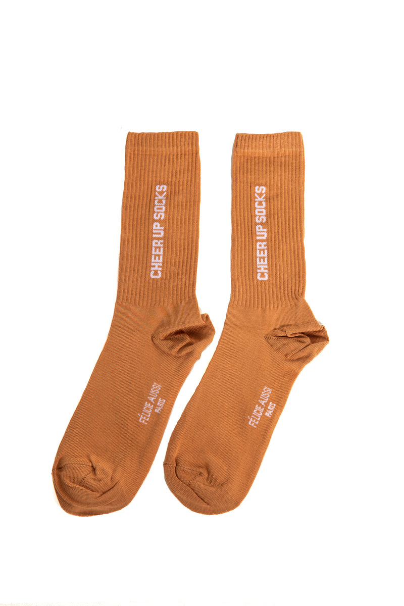 media image for set of 5 pairs of socks cheer up caramel by felicie aussi 5chchec40 1 293