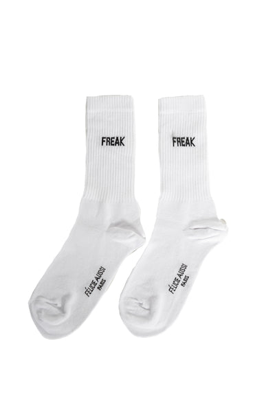 product image of set of 5 pairs of white freak socks by felicie aussi 5chfkb36 1 519
