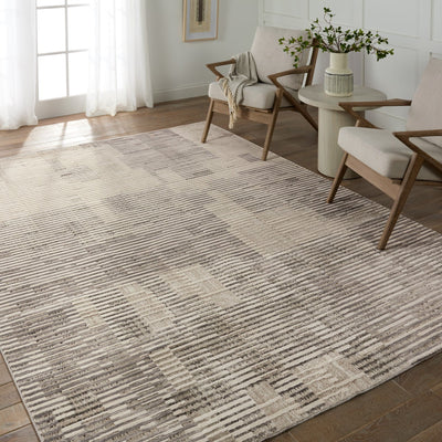 product image for gravity striped gray cream rug by jaipur living rug155183 5 74