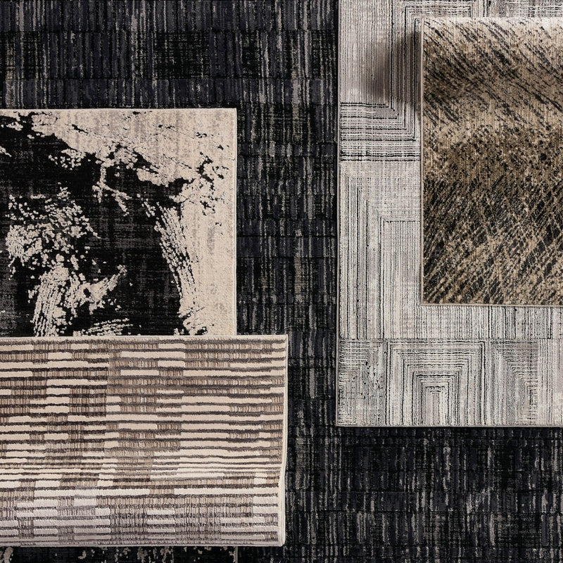media image for gravity striped gray cream rug by jaipur living rug155183 6 215