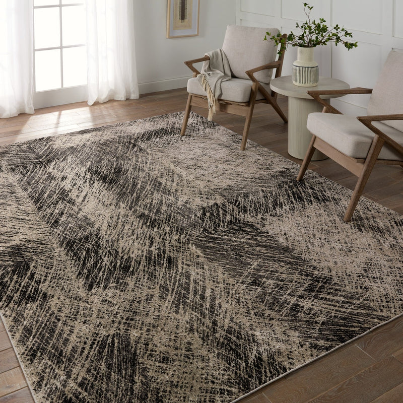 media image for dairon abstract black taupe rug by jaipur living rug155198 5 228