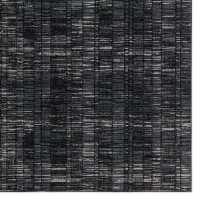 product image for carbon geometric gray black rug by jaipur living rug155203 4 4