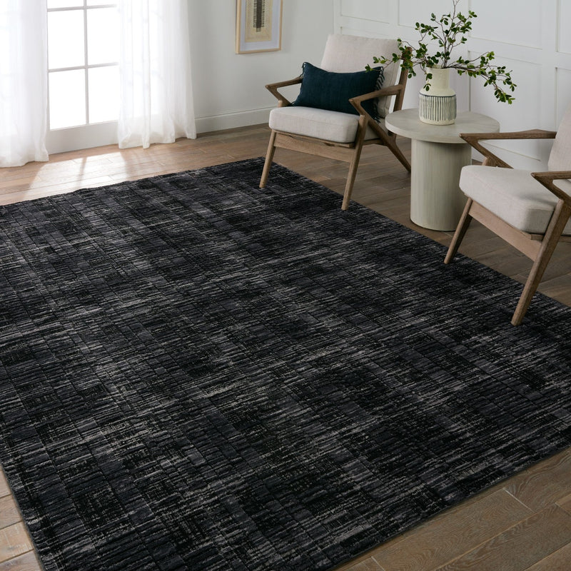 media image for carbon geometric gray black rug by jaipur living rug155203 5 297