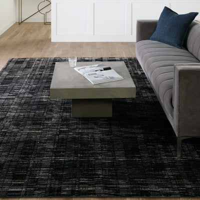 product image for carbon geometric gray black rug by jaipur living rug155203 8 13
