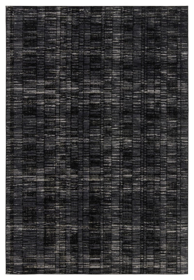 product image for carbon geometric gray black rug by jaipur living rug155203 1 1