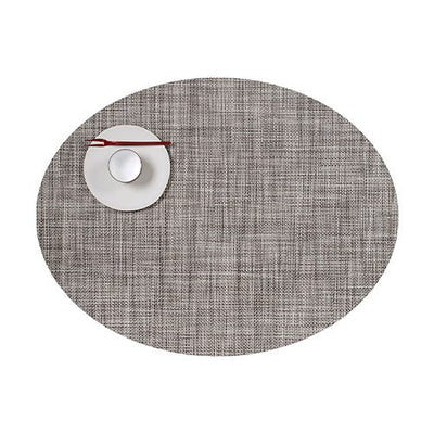 product image for mini basketweave oval placemat by chilewich 100130 002 10 89